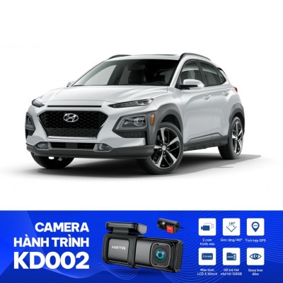Lắp Camera Hành Trình VAVA Xe Hyundai Kona 2021 - VAVA 2 Mắt Trước Sau